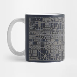 Large city map Mug